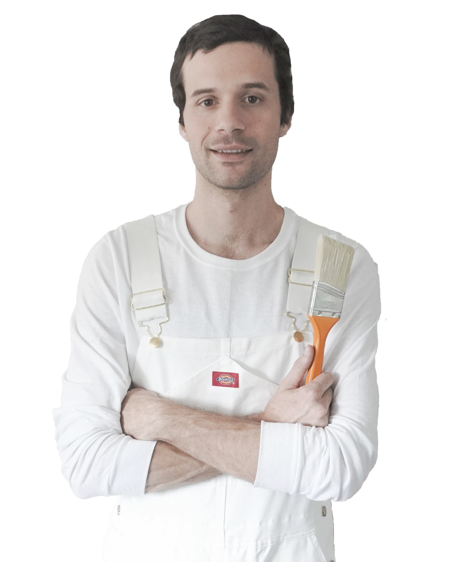 Professional painter ready for interior project – Precision Painters team